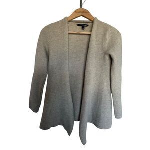 41 Hawthorn 100% Cashmere Beige Women's Open Cardigan M